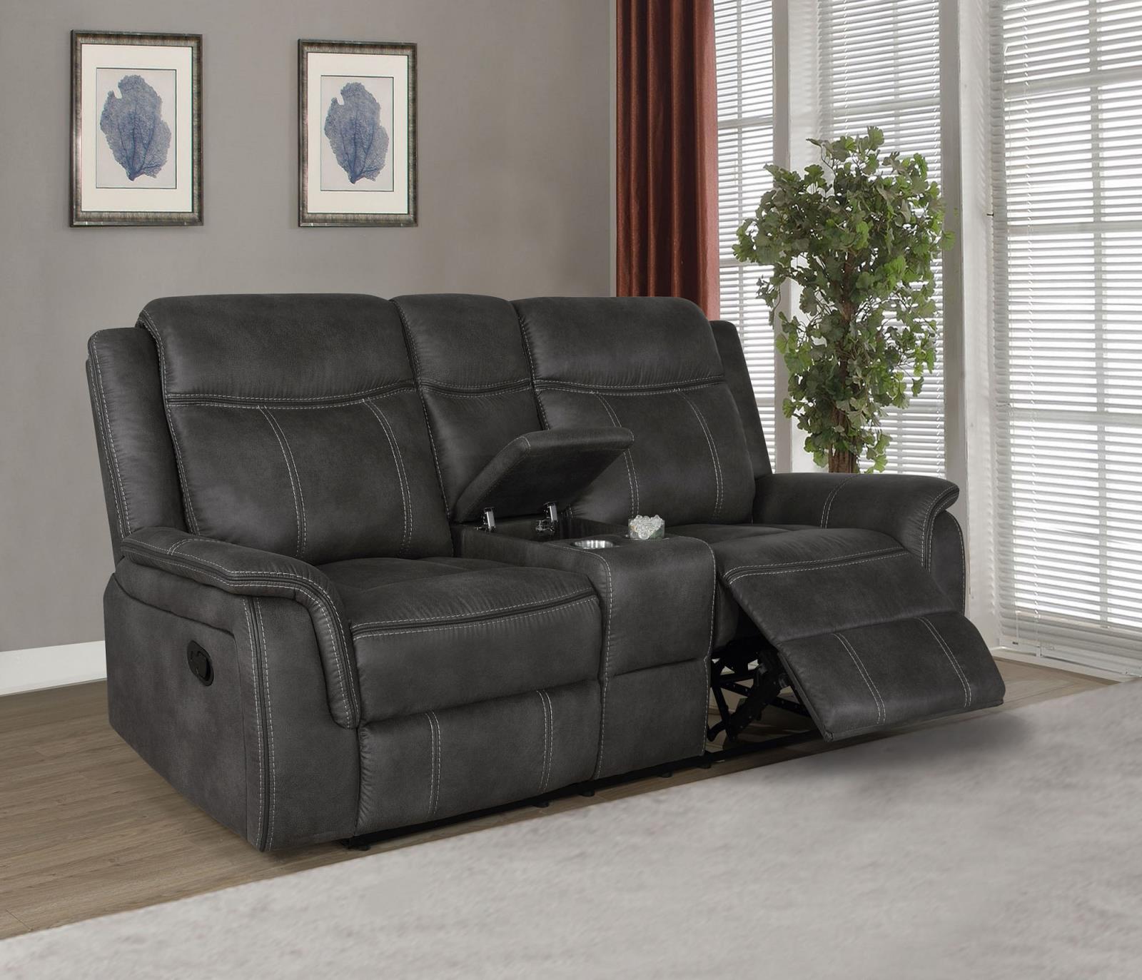 Lawrence Upholstered Tufted Living Room Set - 603504-S2 - Bien Home Furniture &amp; Electronics