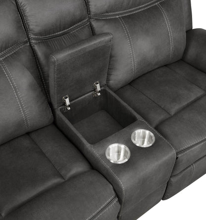 Lawrence Upholstered Tufted Living Room Set - 603504-S3 - Bien Home Furniture &amp; Electronics