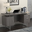 Lawtey Weathered Gray Floating Top Office Desk - 800521 - Bien Home Furniture & Electronics
