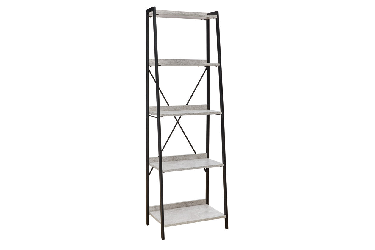 Lazabon Gray/Black 70&quot; Bookcase - H102-17 - Bien Home Furniture &amp; Electronics