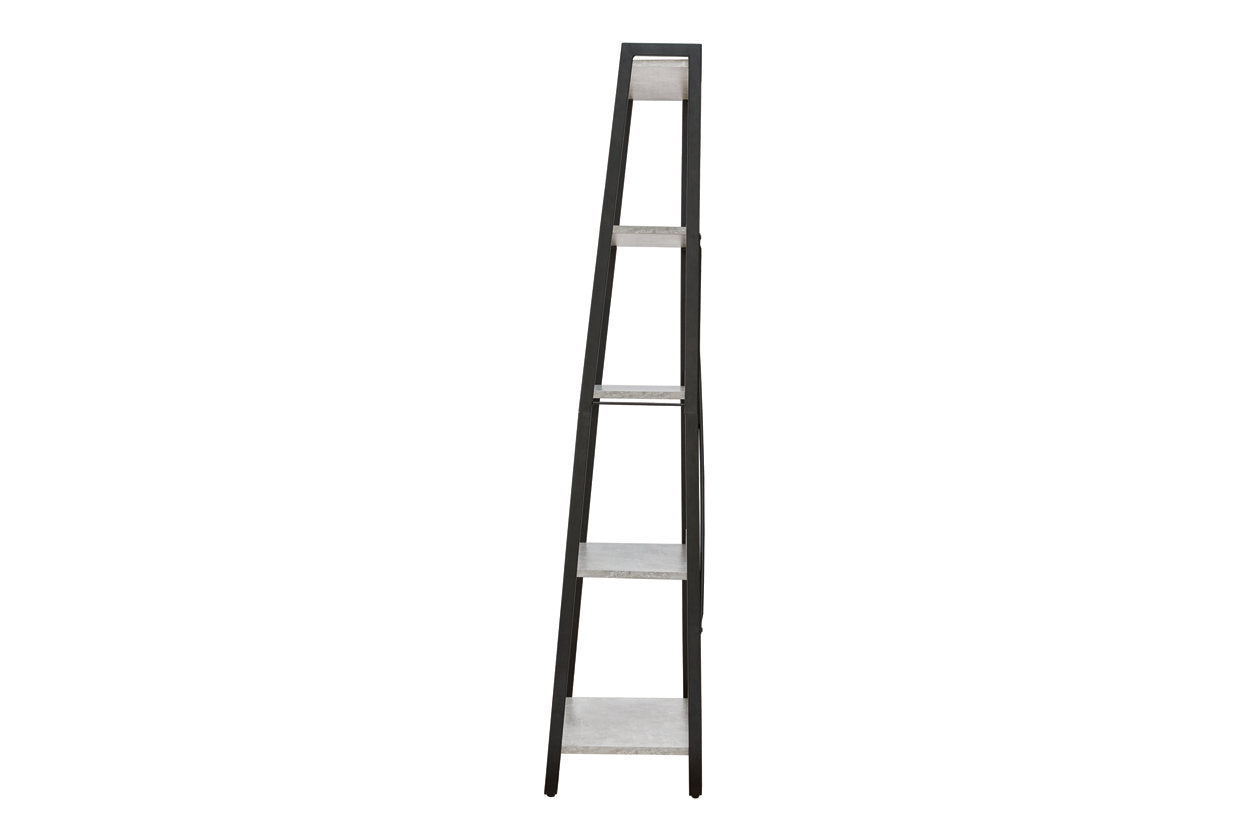 Lazabon Gray/Black 70&quot; Bookcase - H102-17 - Bien Home Furniture &amp; Electronics