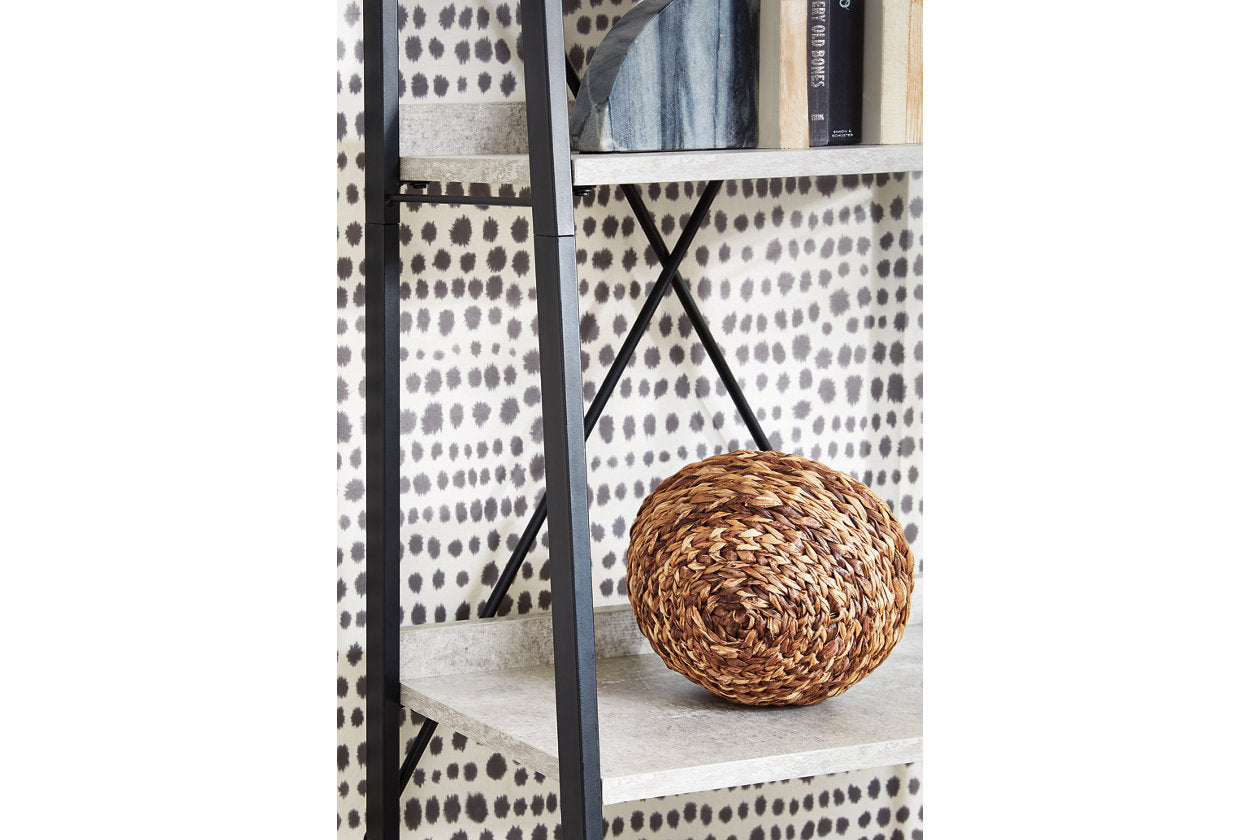 Lazabon Gray/Black 70&quot; Bookcase - H102-17 - Bien Home Furniture &amp; Electronics
