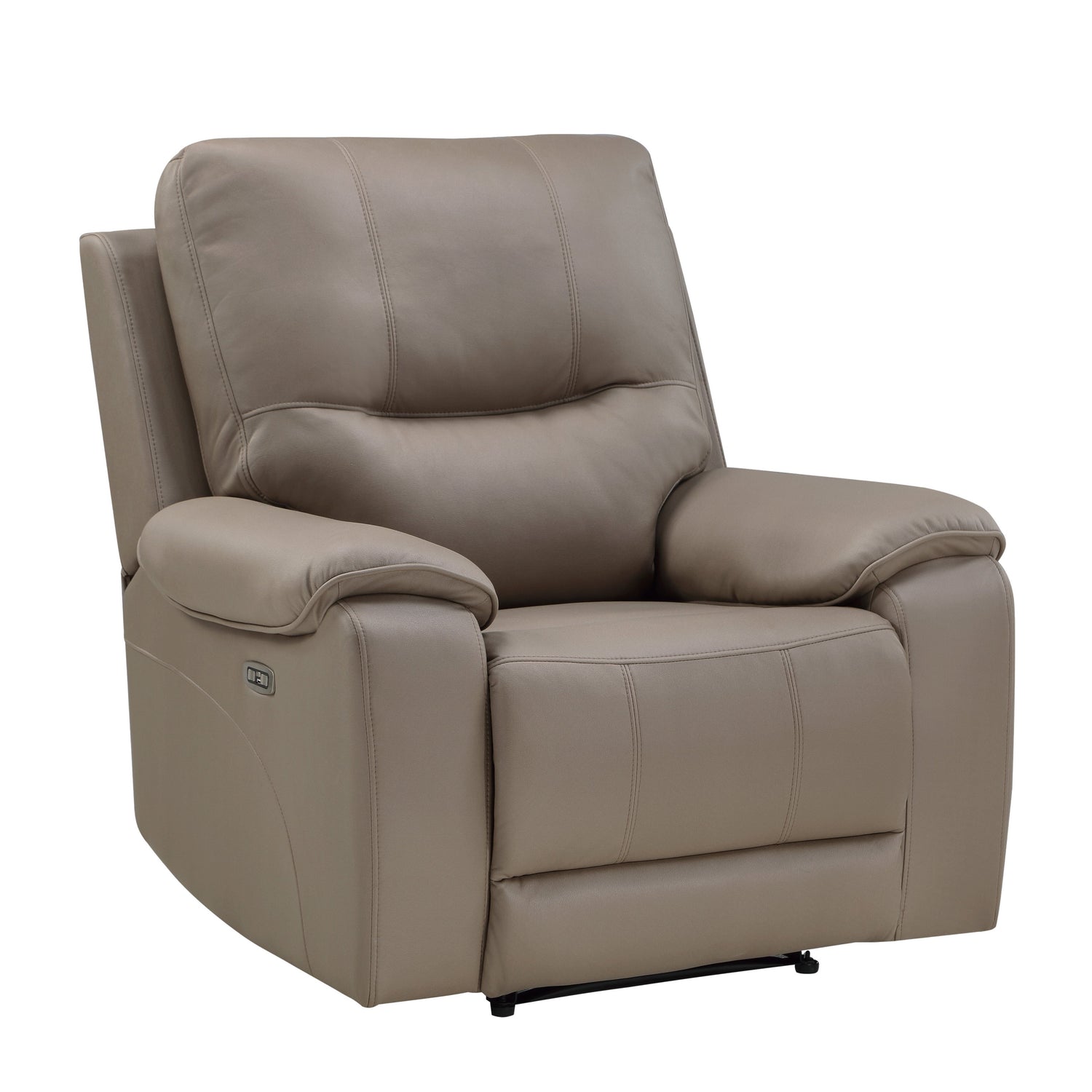 LeGrande Taupe Power Reclining Chair - 9429TP-1PWH - Bien Home Furniture &amp; Electronics