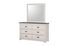 Leighton Cream/Brown Bedroom Mirror (Mirror Only) - B8180-11 - Bien Home Furniture & Electronics
