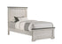 Leighton Cream/Brown Twin Panel Bed - SET | B8180-T-HBFB | B8180-FT-RAIL - Bien Home Furniture & Electronics