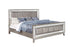 Leighton Full Panel Bed with Mirrored Accents Mercury Metallic - 204921F - Bien Home Furniture & Electronics