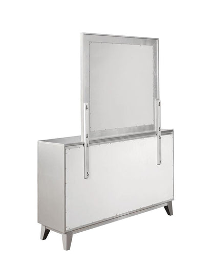 Leighton Metallic Mercury 7-Drawer Dresser - 204923 - Bien Home Furniture &amp; Electronics