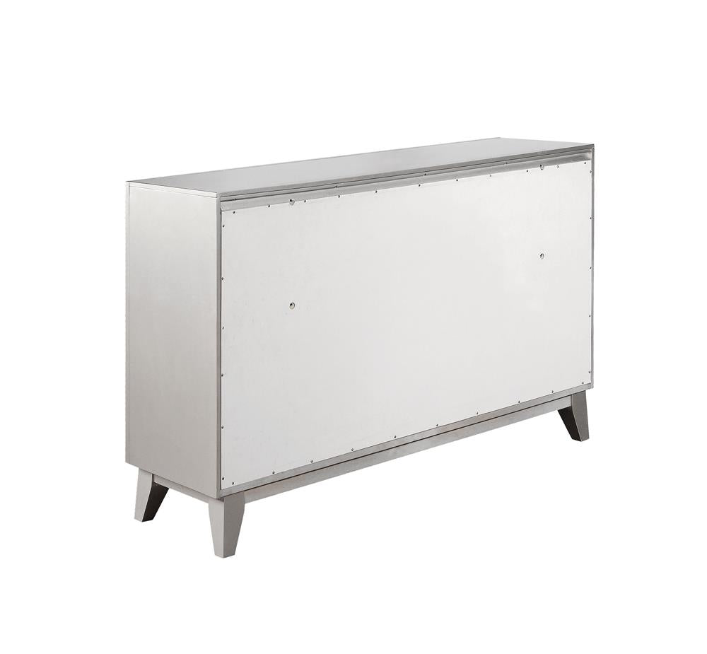 Leighton Metallic Mercury 7-Drawer Dresser - 204923 - Bien Home Furniture &amp; Electronics