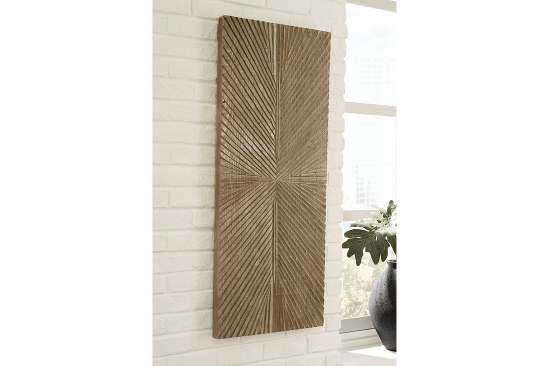 Lenora Distressed Brown Wall Decor - A8010280 - Bien Home Furniture &amp; Electronics