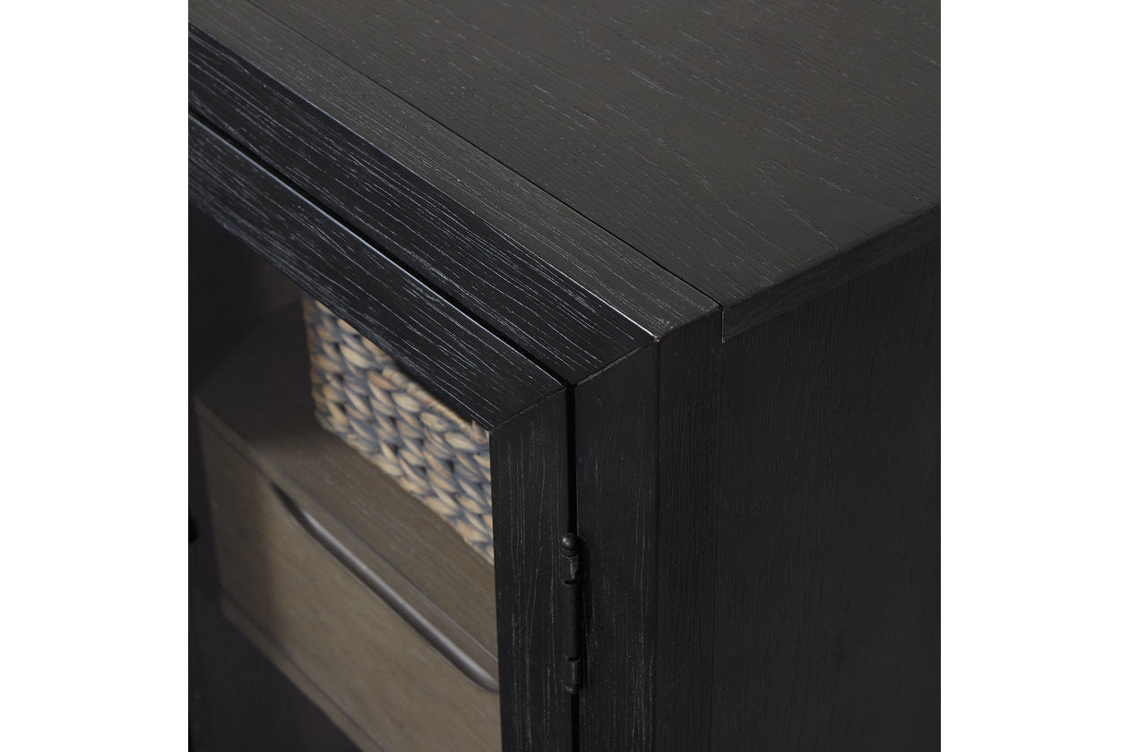 Lenston Black/Gray Accent Cabinet - A4000508 - Bien Home Furniture &amp; Electronics