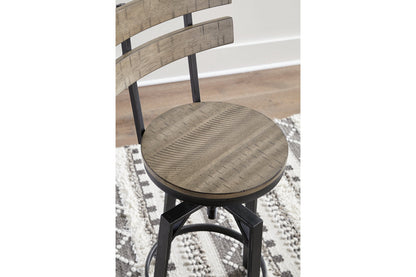 Lesterton Light Brown/Black Counter Height Barstool, Set of 2 - D334-124 - Bien Home Furniture &amp; Electronics