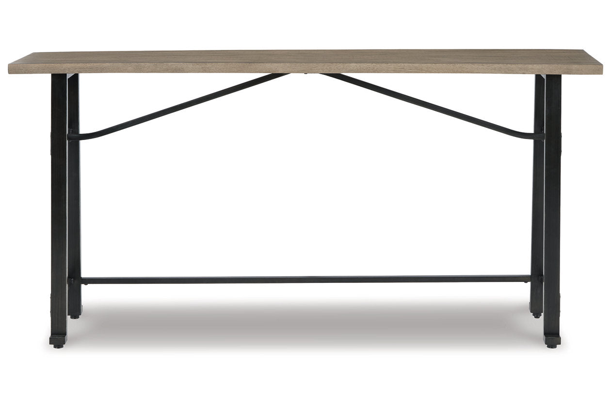 Lesterton Light Brown/Black Long Counter Table - D334-52 - Bien Home Furniture &amp; Electronics