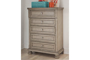 Lettner Light Gray Chest of Drawers - B733-45 - Bien Home Furniture & Electronics