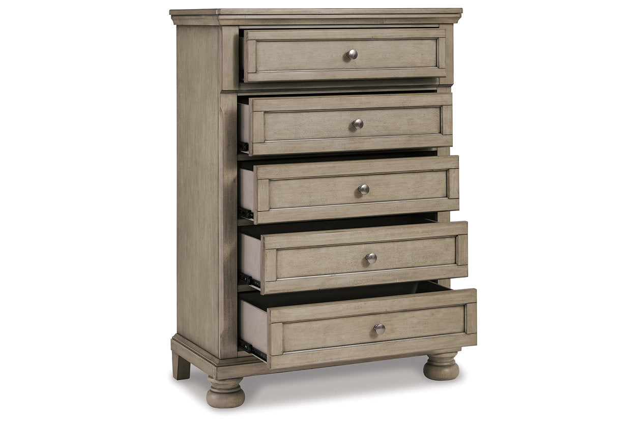 Lettner Light Gray Chest of Drawers - B733-45 - Bien Home Furniture &amp; Electronics