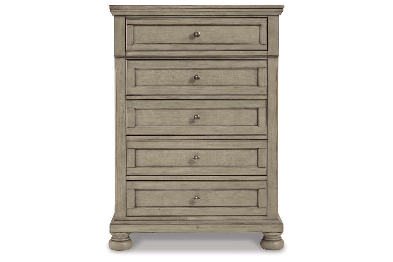 Lettner Light Gray Chest of Drawers - B733-45 - Bien Home Furniture &amp; Electronics