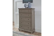 Lettner Light Gray Chest of Drawers - B733-46 - Bien Home Furniture & Electronics