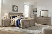 Lettner Light Gray Panel Bedroom Set - SET | B733-54 | B733-57 | B733-96 | B733-92 | B733-46 - Bien Home Furniture & Electronics