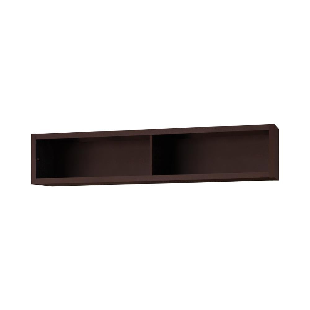 Lewes Bridge with 2 Encased Storage Compartments Cappuccino - 700883 - Bien Home Furniture &amp; Electronics