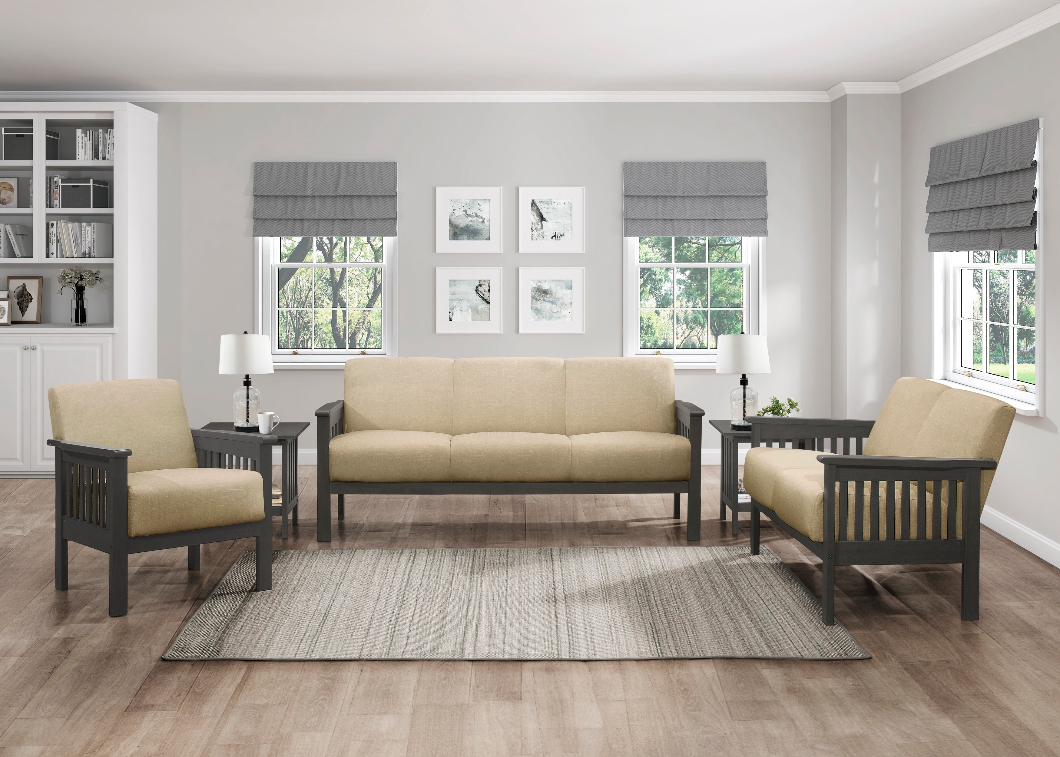 Lewiston Brown Sofa - 1104BR-3 - Bien Home Furniture &amp; Electronics