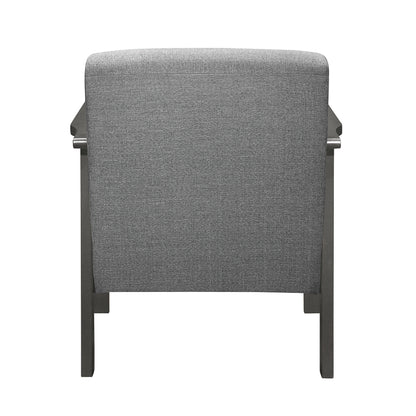 Lewiston Gray Accent Chair - 1104GY-1 - Bien Home Furniture &amp; Electronics