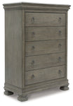 Lexorne Gray Chest of Drawers - B924-46 - Bien Home Furniture & Electronics