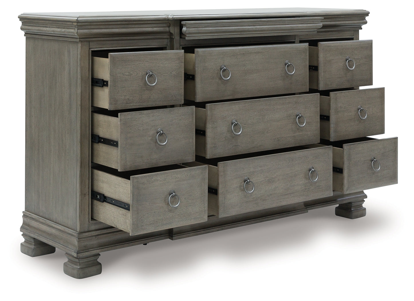 Lexorne Gray Dresser - B924-31 - Bien Home Furniture &amp; Electronics