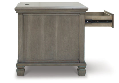 LEXORNE Gray End Table - T924-3 - Bien Home Furniture &amp; Electronics