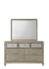 Lila Champagne Bedroom Mirror (Mirror Only) - B4390-11 - Bien Home Furniture & Electronics