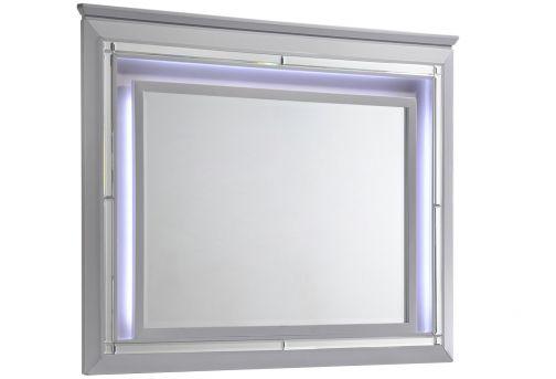 Lillian Silver Bedroom Mirror (Mirror Only) - B7100-11 - Bien Home Furniture &amp; Electronics