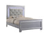 Lillian Silver Queen LED Upholestered Bed - SET | B7100-Q-HB | B7100-Q-FB | B7100-KQ-RAIL - Bien Home Furniture & Electronics