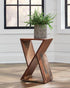 Lily Natural Geometric Accent Table - 910180 - Bien Home Furniture & Electronics