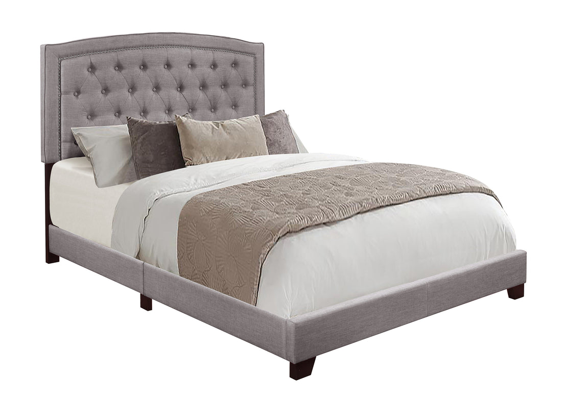 Linda Gray Full Upholstered Bed - SH275FGRY-1 - Bien Home Furniture &amp; Electronics