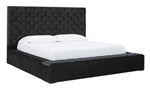 Lindenfield Black King/California King Upholstered Storage Footboard - B758-156 - Bien Home Furniture &amp; Electronics