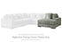 Lindyn Fog Right-Arm Facing Corner Chaise - 2110517 - Bien Home Furniture & Electronics