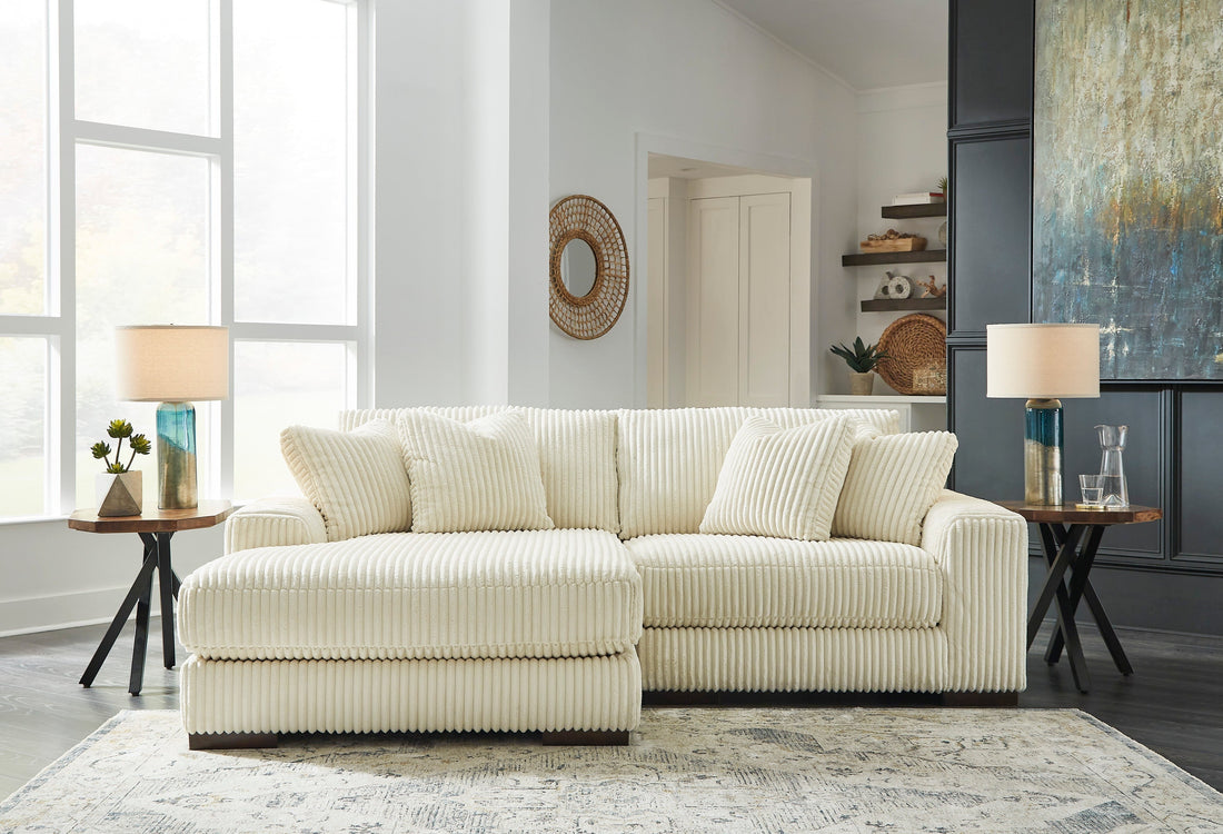 Lindyn Ivory 2-Piece LAF Sofa Chaise - SET | 2110416 | 2110465 - Bien Home Furniture &amp; Electronics