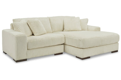 Lindyn Ivory 2-Piece RAF Sofa Chaise - SET | 2110417 | 2110464 - Bien Home Furniture &amp; Electronics