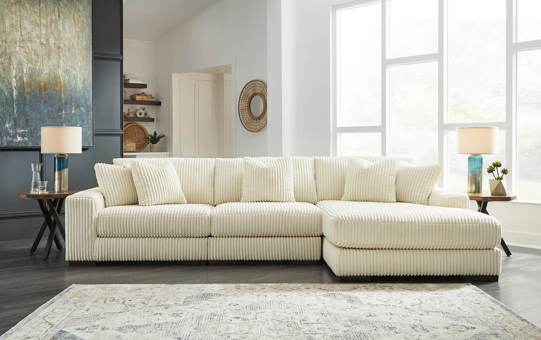 Lindyn Ivory 3-Piece RAF Sectional - SET | 2110417 | 2110464 | 2110446 - Bien Home Furniture & Electronics