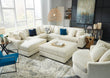 Lindyn Ivory 5-Piece LAF Sectional - SET | 2110416 | 2110465 | 2110477 | 2110446(2) - Bien Home Furniture & Electronics