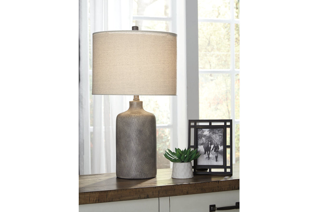 Linus Antique Black Table Lamp - L117964 - Bien Home Furniture & Electronics