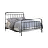 Livingston Eastern King Panel Metal Bed Dark Bronze - 300399KE - Bien Home Furniture & Electronics