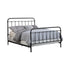 Livingston Full Panel Metal Bed Dark Bronze - 300399F - Bien Home Furniture & Electronics