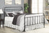 Livingston Queen Panel Metal Bed Dark Bronze - 300399Q - Bien Home Furniture & Electronics