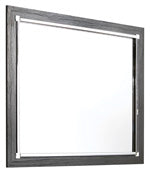 Lodanna Gray Bedroom Mirror (Mirror Only) - B214-36 - Bien Home Furniture &amp; Electronics