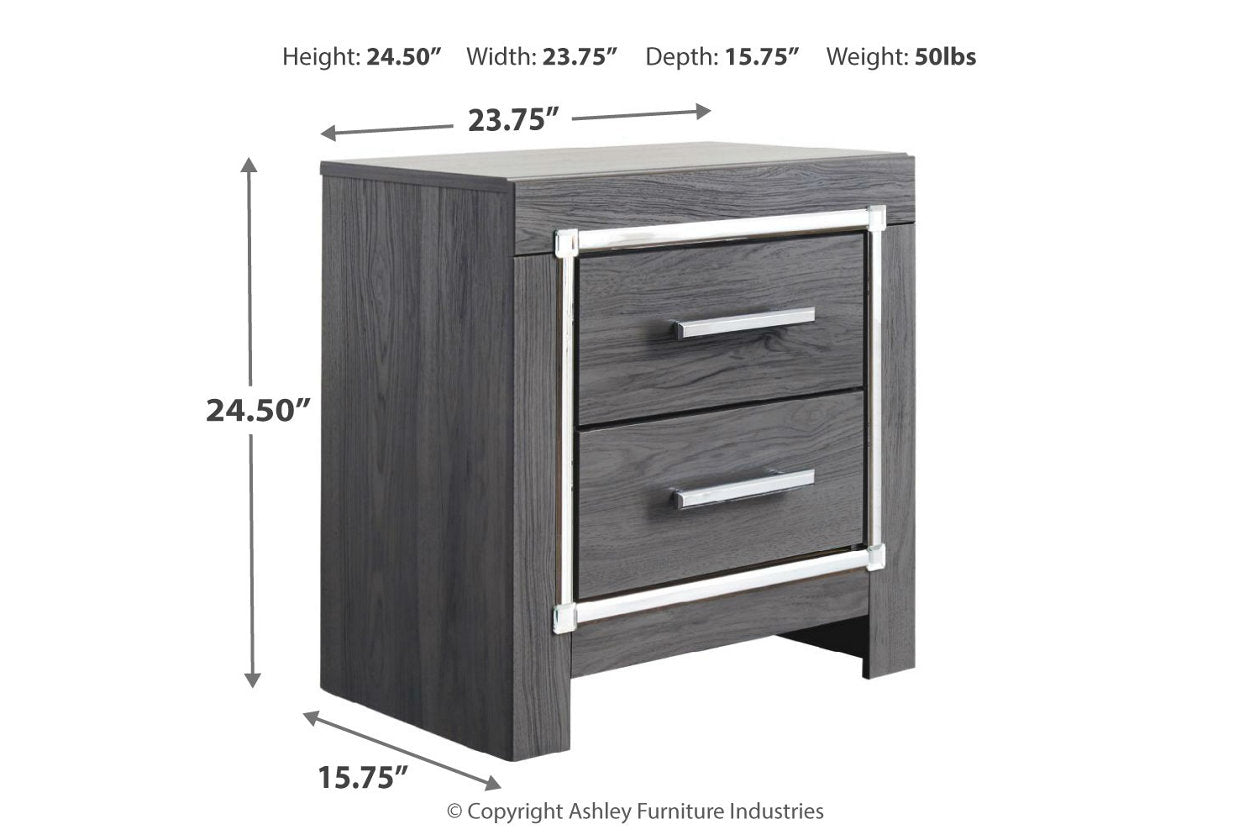 Lodanna Gray Nightstand - B214-92 - Bien Home Furniture &amp; Electronics