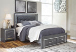 Lodanna Gray Queen/King Platform Rails - B214-95 - Bien Home Furniture &amp; Electronics