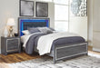 Lodanna Gray Queen Panel Bed - SET | B100-13 | B214-54 | B214-57 | B214-95 - Bien Home Furniture & Electronics