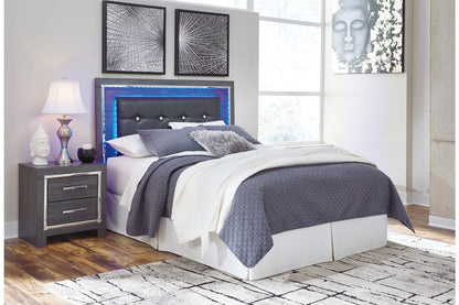 Lodanna Gray Queen Upholstered Panel Headboard - B214-57 - Bien Home Furniture &amp; Electronics