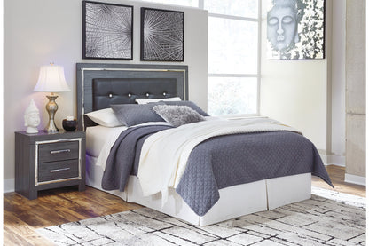 Lodanna Gray Queen Upholstered Panel Headboard - B214-57 - Bien Home Furniture &amp; Electronics
