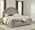 Lodenbay Antique Gray Queen Panel Bed - SET | B751-54 | B751-57 | B751-96 - Bien Home Furniture & Electronics