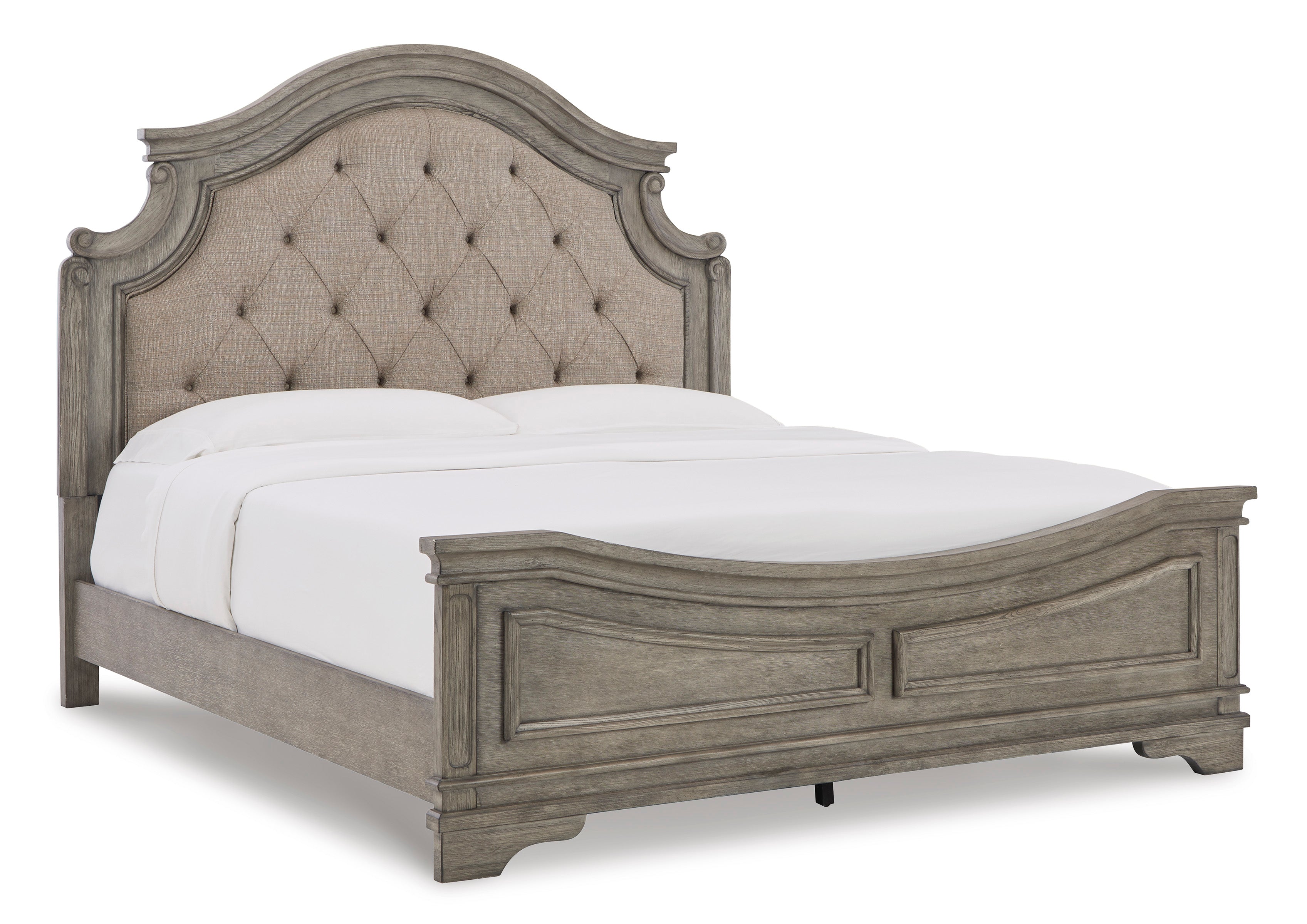Lodenbay Antique Gray Queen Panel Bed - SET | B751-54 | B751-57 | B751-96 - Bien Home Furniture &amp; Electronics